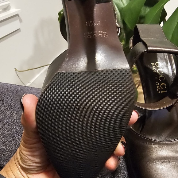 Gucci 1997 Chocolate Ankle strap Stiletto - Picture 3 of 8